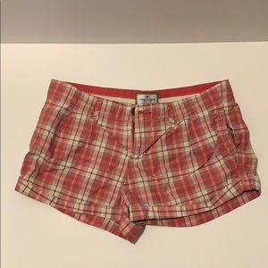 Pink Plaid AE Shorts